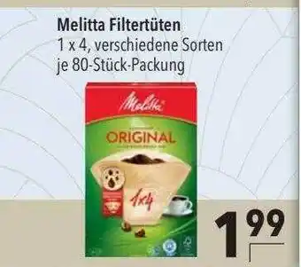 CITTI Markt Melitta Filtertüten Angebot