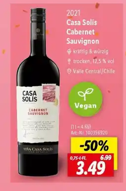 Lidl Casa Solís Cabernet Sauvignon Angebot