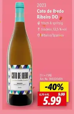 Lidl Coto de Ibedo Ribeiro DO Angebot