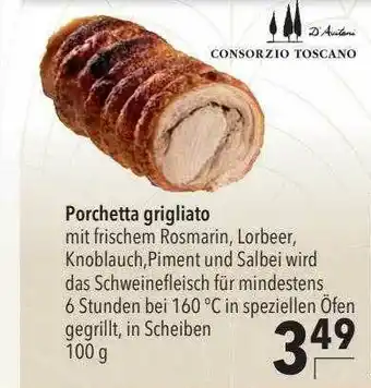 CITTI Markt Porchetta Grigliato Consorzio Toscano Angebot