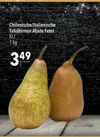 CITTI Markt Tafelbirnen Abate Fetel Angebot