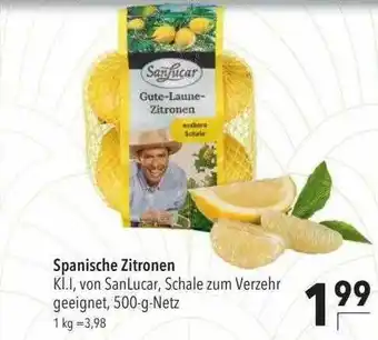 CITTI Markt Spanische Zitronen Sanlucar Angebot