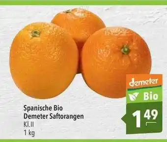 CITTI Markt Spanische Bio Demeter Saftorangen Angebot