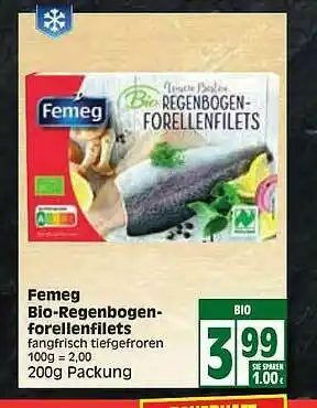 Edeka Femeg Bio-regenbogen Forellenfilets Angebot