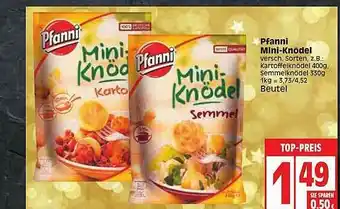 Edeka Pfanni Mini-knödel Angebot