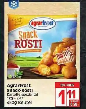 Edeka Agrarfrost Snack-rösti Angebot