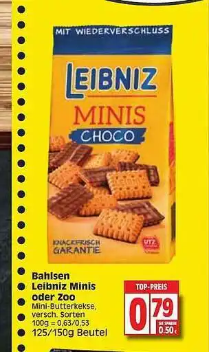 Edeka Bahlsen Leibniz Minis Oder Zoo Angebot