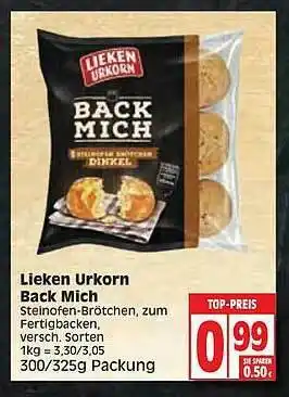 Edeka Lieken Urkorn Back Mich Angebot