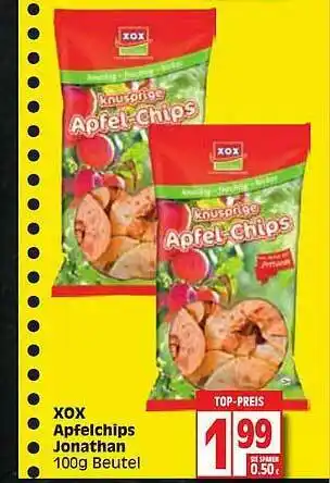 Edeka Xox Apfelchips Jonathan Angebot