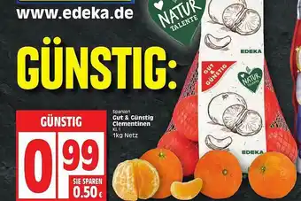 Edeka Spanien Gut & Günstig Clementinen Angebot