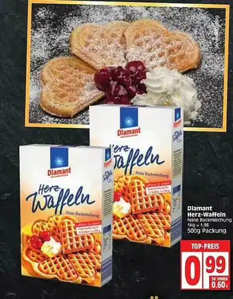 Edeka Diamant Herz-waffeln Angebot