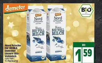 Elli Markt Nord Frische Für Edeka Demeter Unsere Bio Vollmilch Angebot