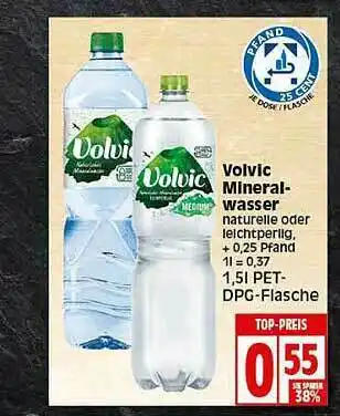 Elli Markt Volvic Mineralwasser Naturelle Oder Leichtperlig Angebot