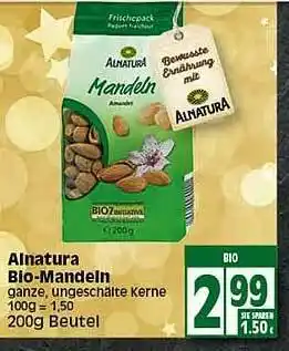 Elli Markt Alnatura Bio-mandeln Angebot