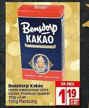 Elli Markt Bensdorp Kakao Angebot