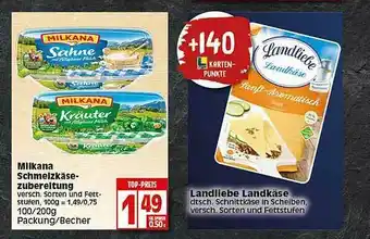 Elli Markt Milkana Schmelzkäse Zubereitung Angebot