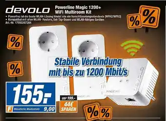 expert Techno Land Powerline Magic 1200+wifi Muktiroom Kit Angebot