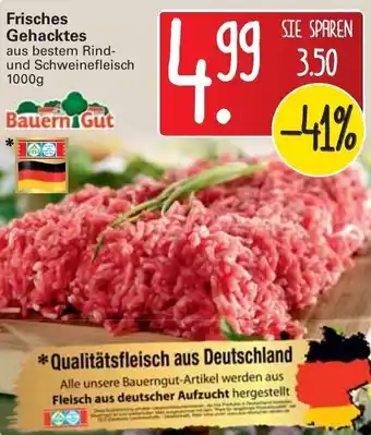 WEZ Bauern Gut Frisches Gehacktes 1000g Angebot