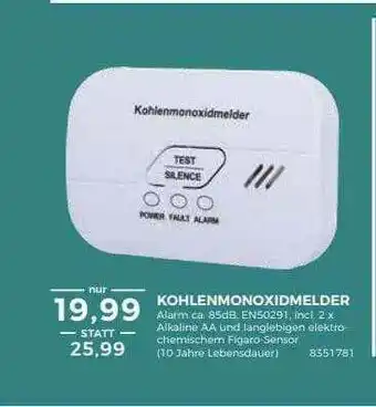 BBM Baumarkt Kohlenmonoxidemelder Angebot