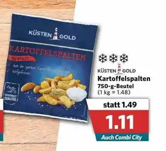 Combi Küsten Gold Kartoffelspalten Angebot