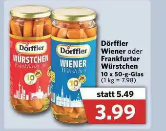 Combi Dörffler Wiener Oder Frankfurter Würstchen Angebot