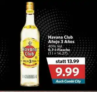 Combi Havana Club Añejo 3 Años Angebot