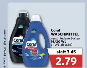 Combi Coral Waschmittel Angebot