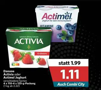 Combi Danone Activia Doer Actimel Johghurt Angebot