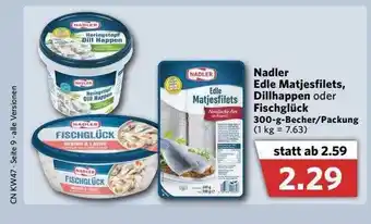 Combi Nadler Edle Matjestifilets Dillhappen Oder Fischglück Angebot