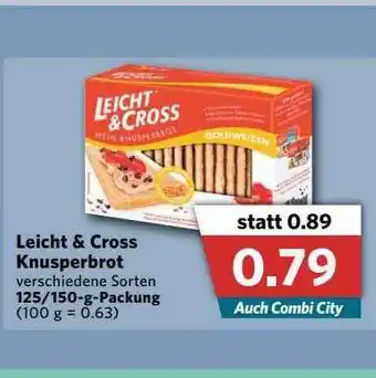 Combi Leicht & Cross Knusperbrot Angebot