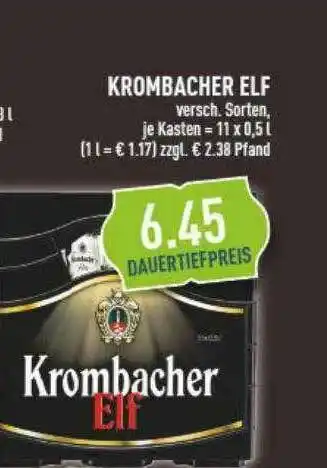 Marktkauf Krombacher Elf Angebot