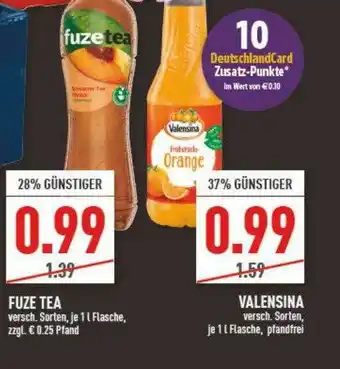 Marktkauf Fuze Tea Oder Valensina Angebot