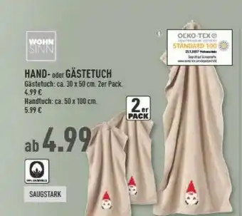 Marktkauf Hand- Oder Gästetuch Wohn Sinn Angebot