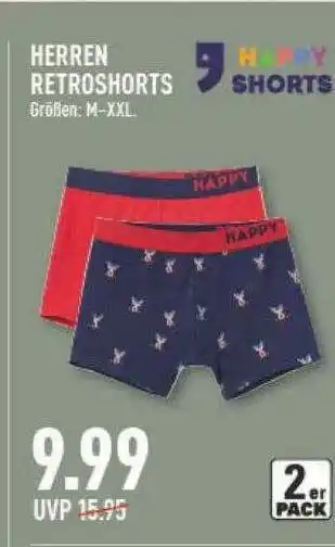 Marktkauf Herren Retroschorts Happy Shorts Angebot