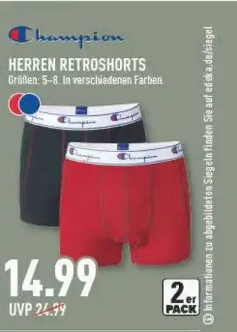 Marktkauf Herren Retroshorts Champion Angebot