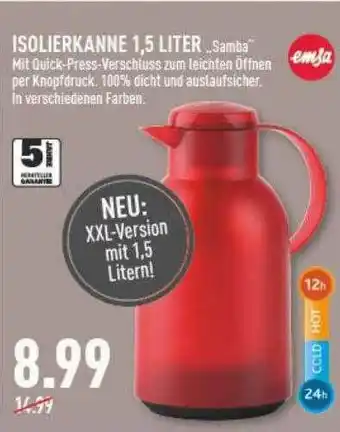 Marktkauf Isolierkanne 1.5 Litre „samba” Emsa Angebot