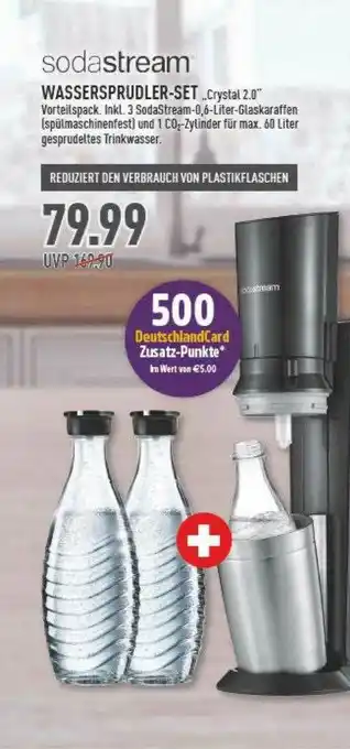 Marktkauf Sodastream Wasserprudler-set „crystal 2.0” Angebot