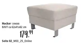 Zurbrüggen Hocker Angebot