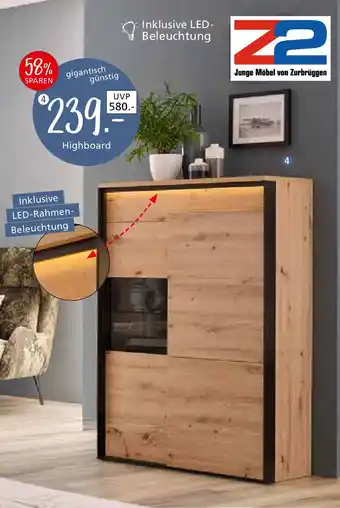 Zurbrüggen HOM'IN Highboard Angebot