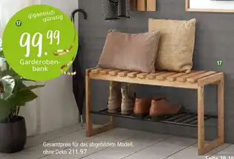 Zurbrüggen LINEA NATURA Garderoben- bank Angebot