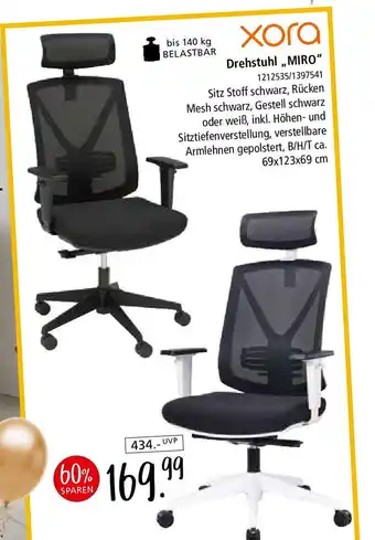 Zurbrüggen xora Drehstuhl,,MIRO" Angebot