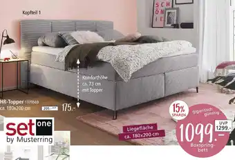 Zurbrüggen set one by Musterring Boxspring- bett Angebot