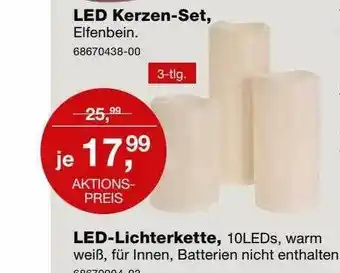 Möbel Schulenburg Led Kerzen-set Angebot