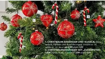 porta Christbaum-anhänger Und -kugeln Christbaumanhänger-set „zuckerstangen” Angebot