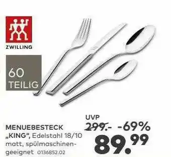 porta Menuebesteck „king” Angebot