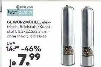 porta Gongusto Gewürzmühle Angebot