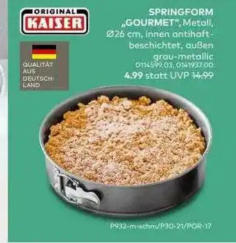 porta Springform „gourmet” Kaiser Angebot