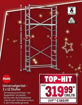 METRO Hailo Universalgerüst Angebot