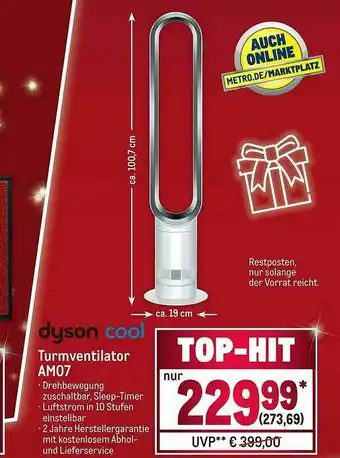 METRO Dyson Cool Turmventilator Am07 Angebot