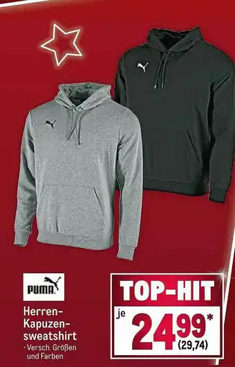 METRO Puma Herren-kapuzensweatshirt Angebot